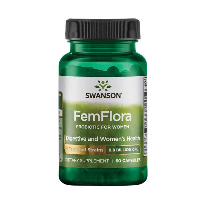 Încărcați imaginea în vizualizatorul Galerie, FemFlora Probiotic for Women, 9.8 Billion, Swanson, 60 capsule SWU534
