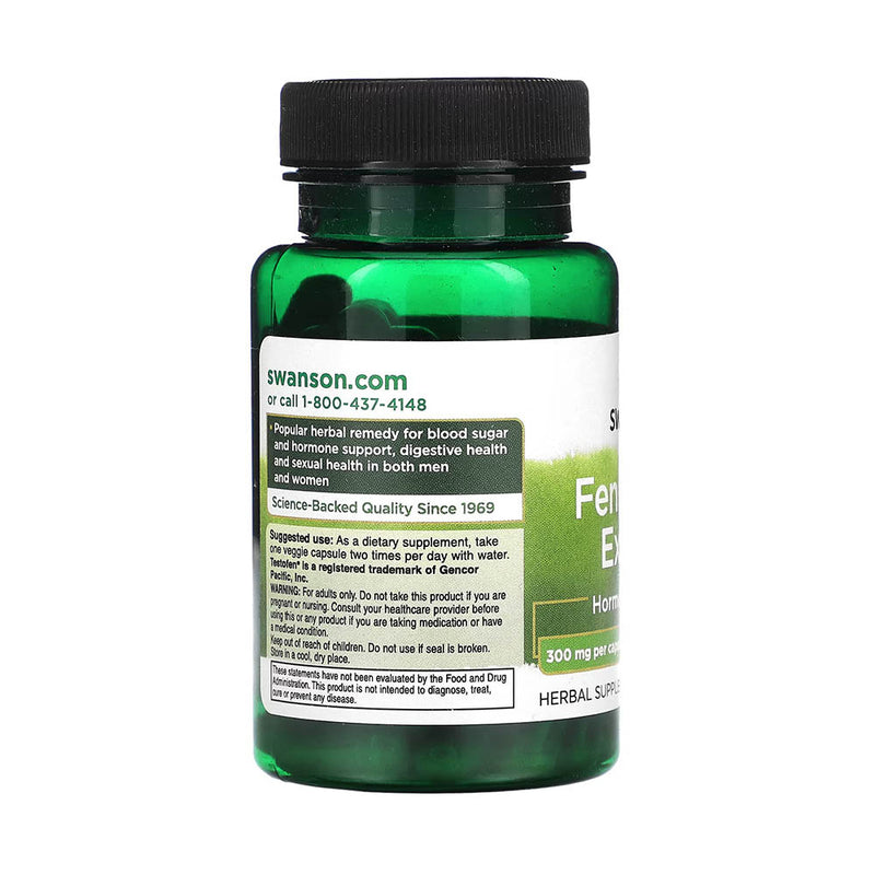 Încărcați imaginea în vizualizatorul Galerie, Fenugreek Extract, 300 mg, Swanson, 60 capsule SWU855
