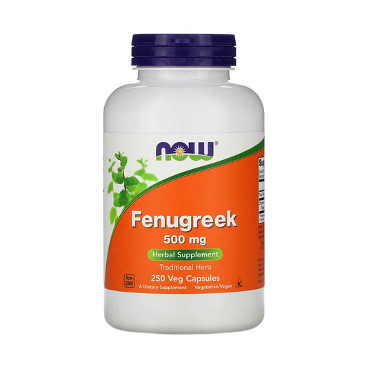Fenugreek (Schinduf), 500mg, Now Foods, 100 capsule