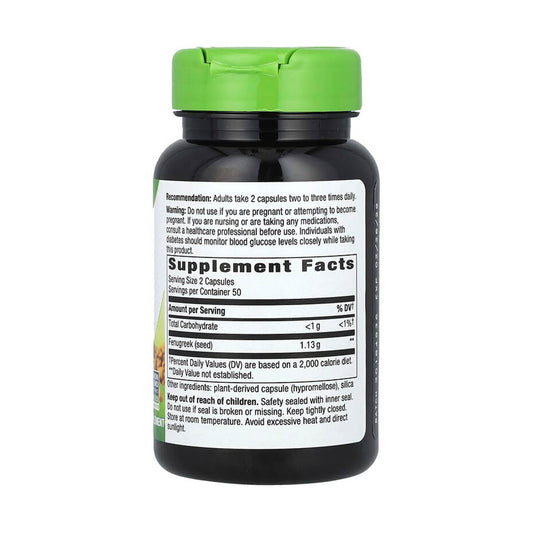 Fenugreek Seed (Schinduf), 565 mg,, Nature's Way, 100 Capsule