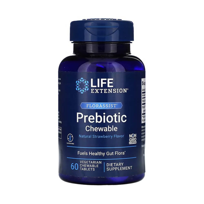 Încărcați imaginea în vizualizatorul Galerie, FLORASSIST Prebiotic XOS, Life Extension, 60 tablete masticabile
