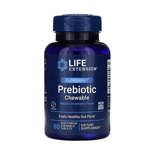 FLORASSIST Prebiotic XOS, Life Extension, 60 tablete masticabile