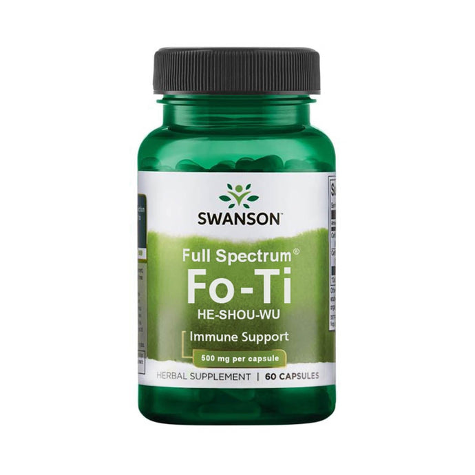 Fo-Ti, He Shou Wu (Troscot Chinezesc), 500 mg, Swanson, 60 capsule SW1425