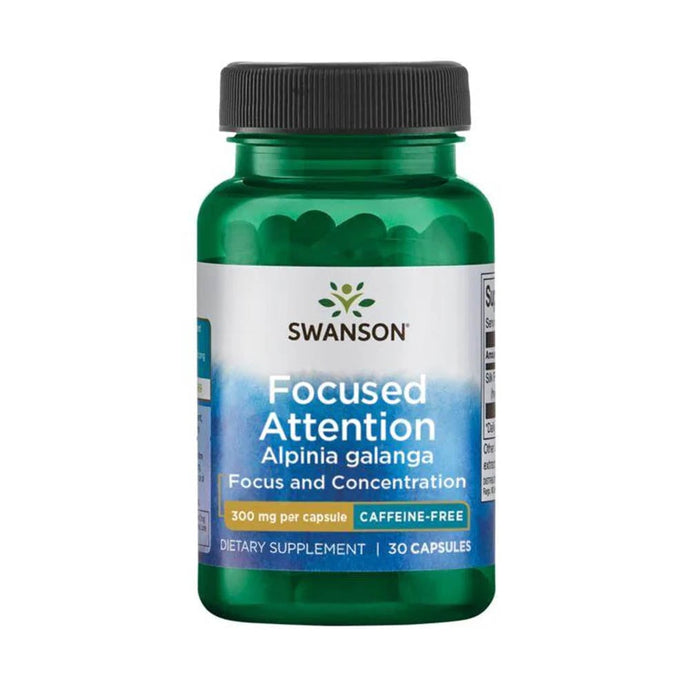 Focused Attention Alpinia Galanga 300 mg, Swanson, 30 capsule SW1818