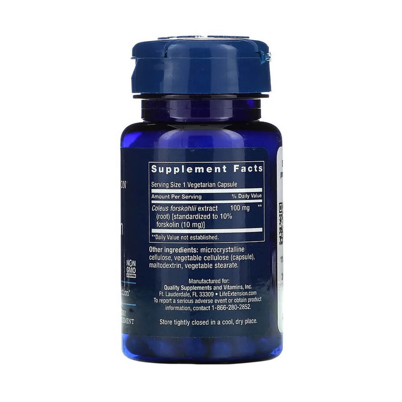 Încărcați imaginea în vizualizatorul Galerie, Forskolin (Coleus Forskohlii Extract), 10 mg, Life Extension, 60 capsule
