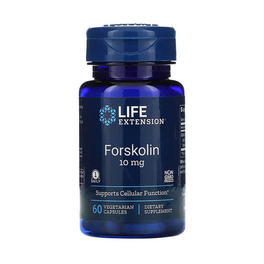Forskolin (Coleus Forskohlii Extract), 10 mg, Life Extension, 60 capsule