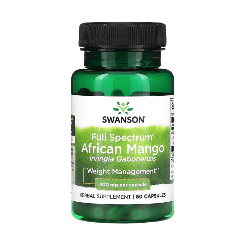 Încărcați imaginea în vizualizatorul Galerie, Full Spectrum African Mango, 400 mg, Swanson, 60 capsule SW1414
