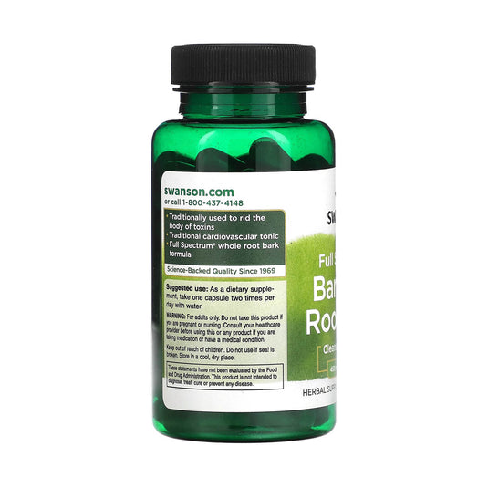 Full Spectrum Barberry Root Bark (Dracilă), 450 mg, Swanson, 60 capsule SW1814