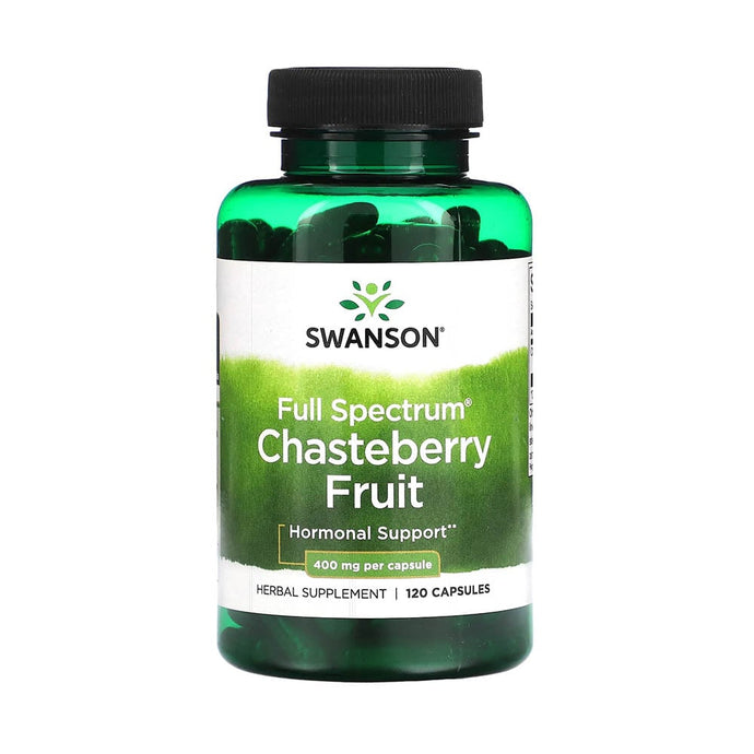 Chasteberry Fruit (Vitex), 400 mg, Swanson, 120 capsule SW1065