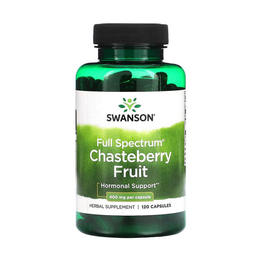 Chasteberry Fruit (Vitex), 400 mg, Swanson, 120 capsule SW1065