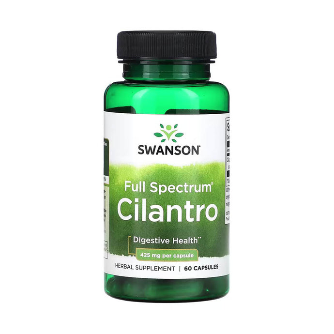 Full Spectrum Cilantro (Coriandru), 425 mg, Swanson, 60 capsule SW1112