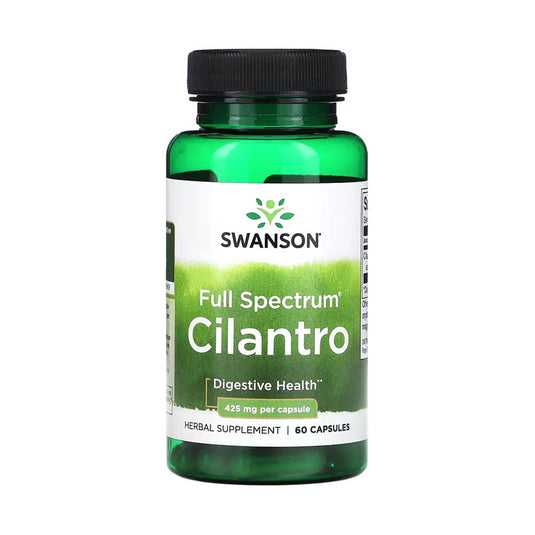 Full Spectrum Cilantro (Coriandru), 425 mg, Swanson, 60 capsule SW1112