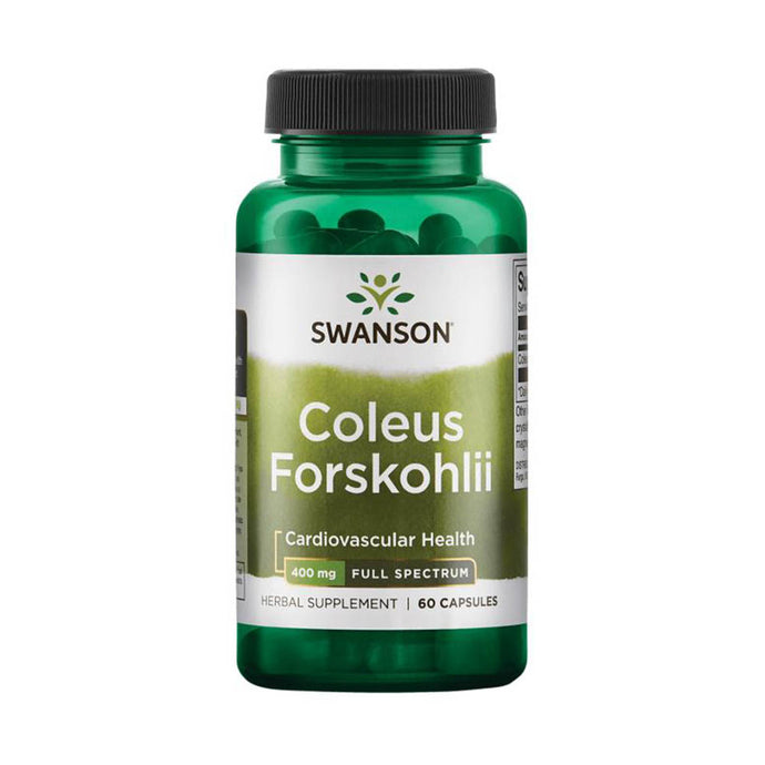Full Spectrum Coleus Forskohlii, 400mg, Swanson, 60 capsule SW1428