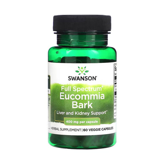 Full Spectrum Eucommia Bark, 400 mg, Swanson, 60 capsule SW1652