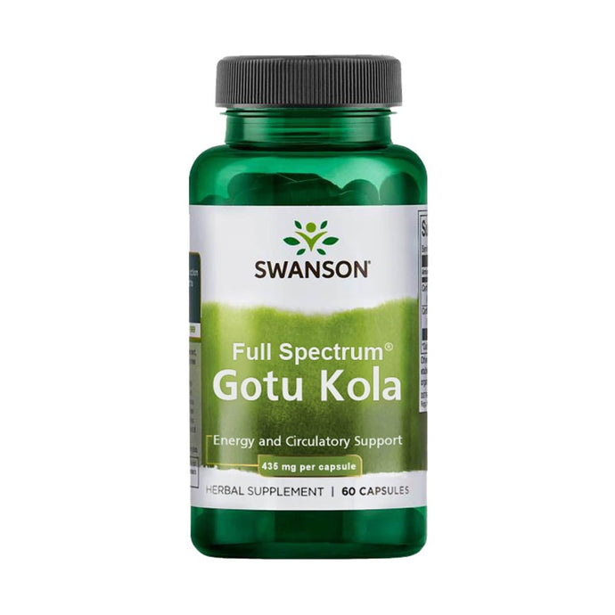 Full Spectrum Gotu Kola, 435mg, Swanson, 60 capsule SW1332