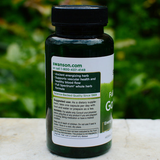 Full Spectrum Gotu Kola, 435mg, Swanson, 60 capsule SW1332