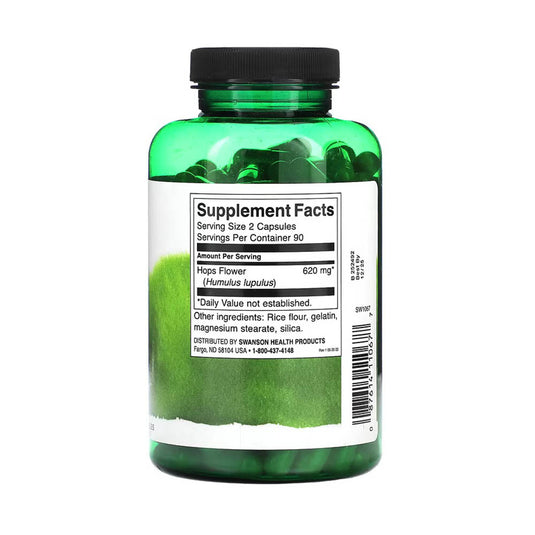 Full Spectrum Hops (Hamei) 310 mg, Swanson, 180 capsule SW1067