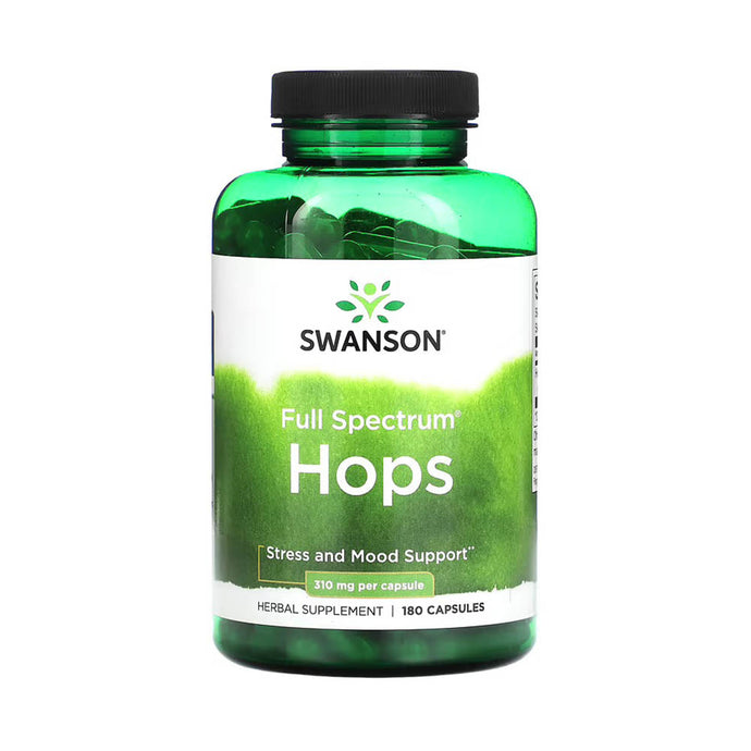 Full Spectrum Hops (Hamei) 310 mg, Swanson, 180 capsule SW1067