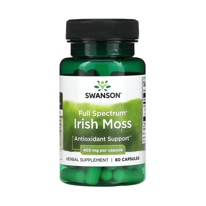 Irish Moss (Licheni Irlandezi), 400 mg, Swanson, 60 capsule SW1291