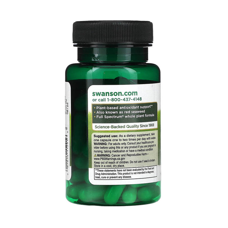 Încărcați imaginea în vizualizatorul Galerie, Irish Moss (Licheni Irlandezi), 400 mg, Swanson, 60 capsule SW1291
