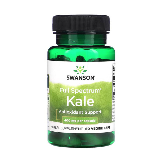 Full Spectrum Kale (Varză Creață), 400 mg, Swanson, 60 capsule SW1401