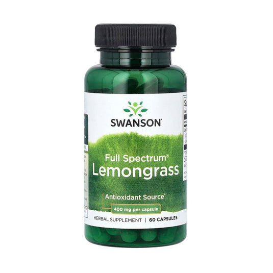 Full Spectrum Lemongrass, 400 mg, Swanson, 60 capsule SW1931