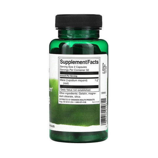 Full Spectrum Maca, 500 mg, Swanson, 100 capsule SW961