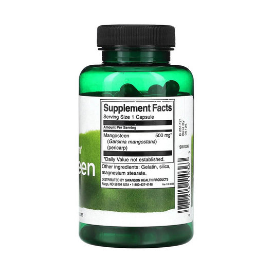 Full Spectrum Mangosteen (Mangostan), 500mg, Swanson, 100 capsule SW1036