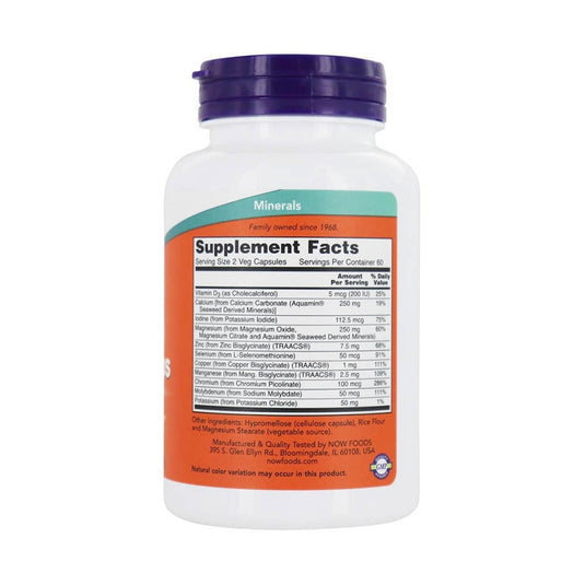 Full Spectrum Minerals (Complex Minerale), Now Foods, 120 capsule