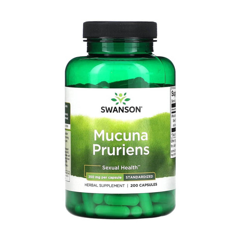 Încărcați imaginea în vizualizatorul Galerie, Full Spectrum Mucuna Pruriens, Velvet Bean 400mg, Swanson, 60 caps SW1581
