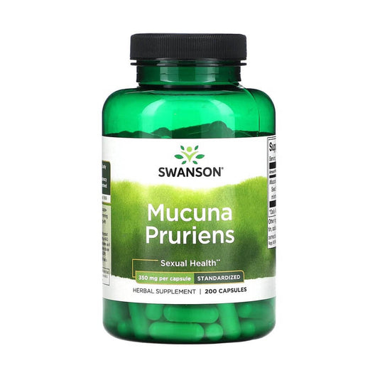 Full Spectrum Mucuna Pruriens, Velvet Bean 400mg, Swanson, 60 caps SW1581