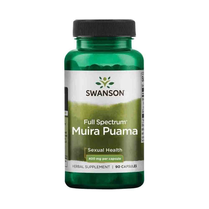 Full Spectrum Muira Puama Root, 400mg, Swanson, 90 capsule SW1133
