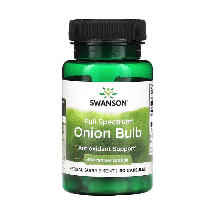 Onion Bulb (Ceapa Rosie), 400 mg, Swanson, 60 capsule SW1264