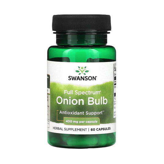 Onion Bulb (Ceapa Rosie), 400 mg, Swanson, 60 capsule SW1264