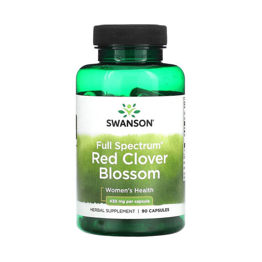 Red Clover Blossom (Trifoiul Roșu) 430 mg, Swanson, 90 capsule SW1342
