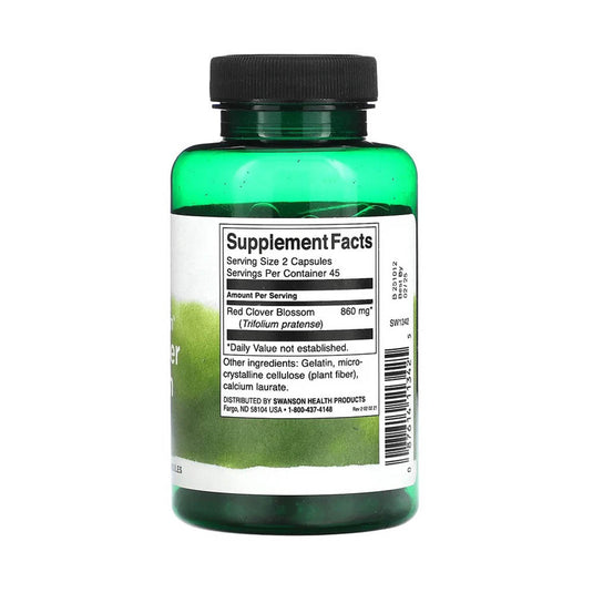 Red Clover Blossom (Trifoiul Roșu) 430 mg, Swanson, 90 capsule SW1342