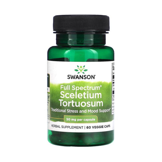 Sceletium Tortuosum (Anxietate si Depresie), 50 mg, Swanson, 60 capsule SW1631