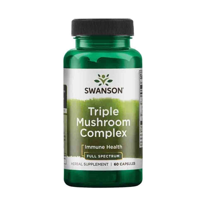 Triple Mushroom Complex, Swanson, 60 capsule SW1386