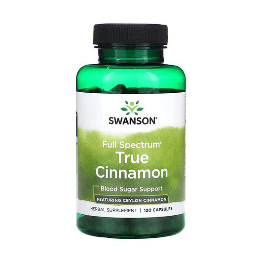 Full Spectrum True Cinnamon (Ceylon), Swanson, 120 capsule SW1752