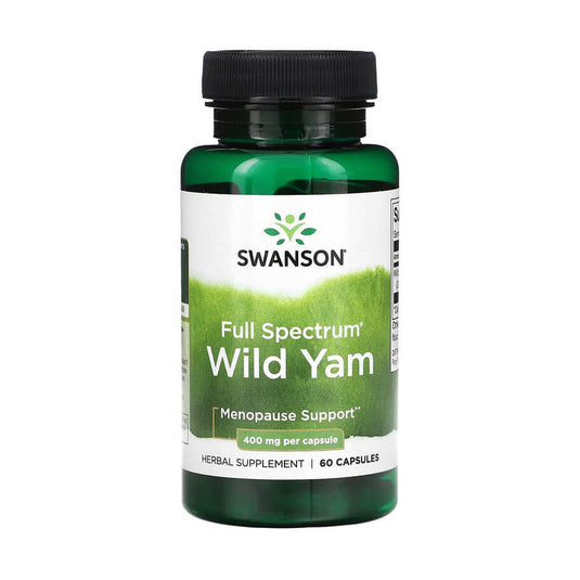 Wild Yam (Sănătatea Femeilor), 400 mg, Swanson, 60 capsule SW1258