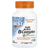Fully Active B Complex with Quatrefolic, Doctor's Best, 30 capsule