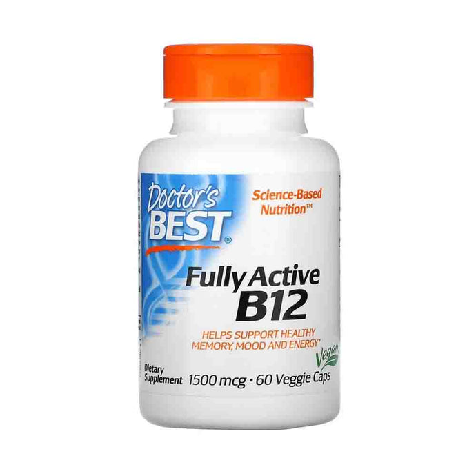 Fully Active B12, 1500mcg, Doctor's Best, 60 capsule