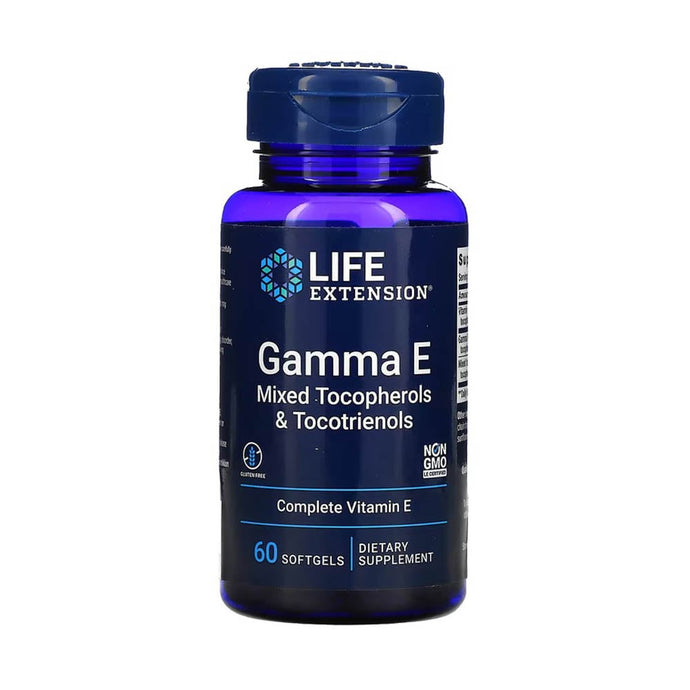 Gamma E, Mixed Tocopherols & Tocotrienols, Life Extension, 60 softgels
