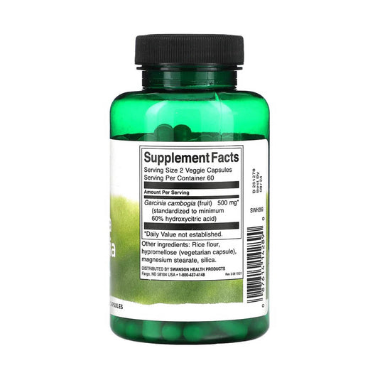 Garcinia Cambogia, 250mg, Swanson, 120 capsule SWH289