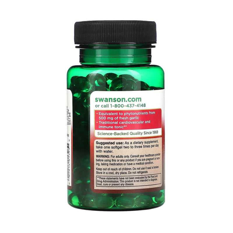 Încărcați imaginea în vizualizatorul Galerie, Garlic Oil (Ulei de Usturoi), 500 mg, Swanson, 250 softgels SW393
