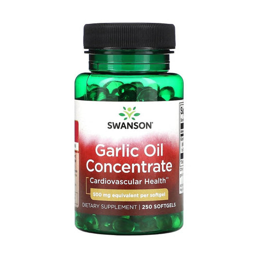 Garlic Oil (Ulei de Usturoi), 500 mg, Swanson, 250 softgels SW393