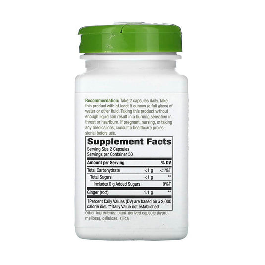Ginger Root, 550 mg, Nature's Way, 100 Capsule