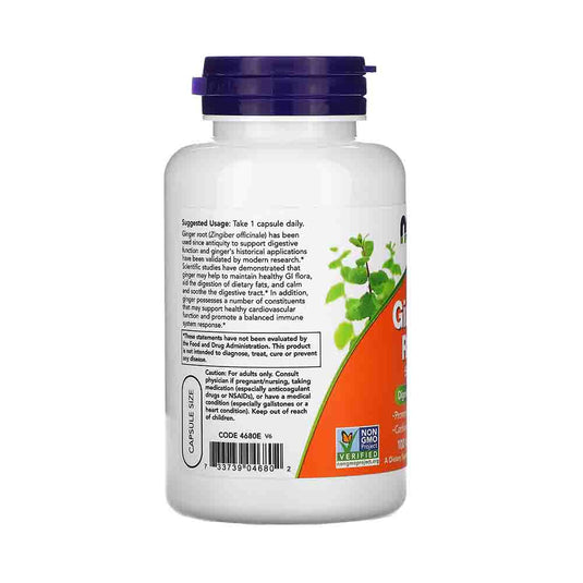Ginger Root, (Ghimbir) 550mg, Now Foods, 100 capsule
