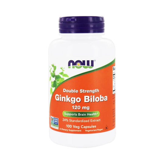 Ginkgo Biloba 60mg, Now Foods, 60 capsule