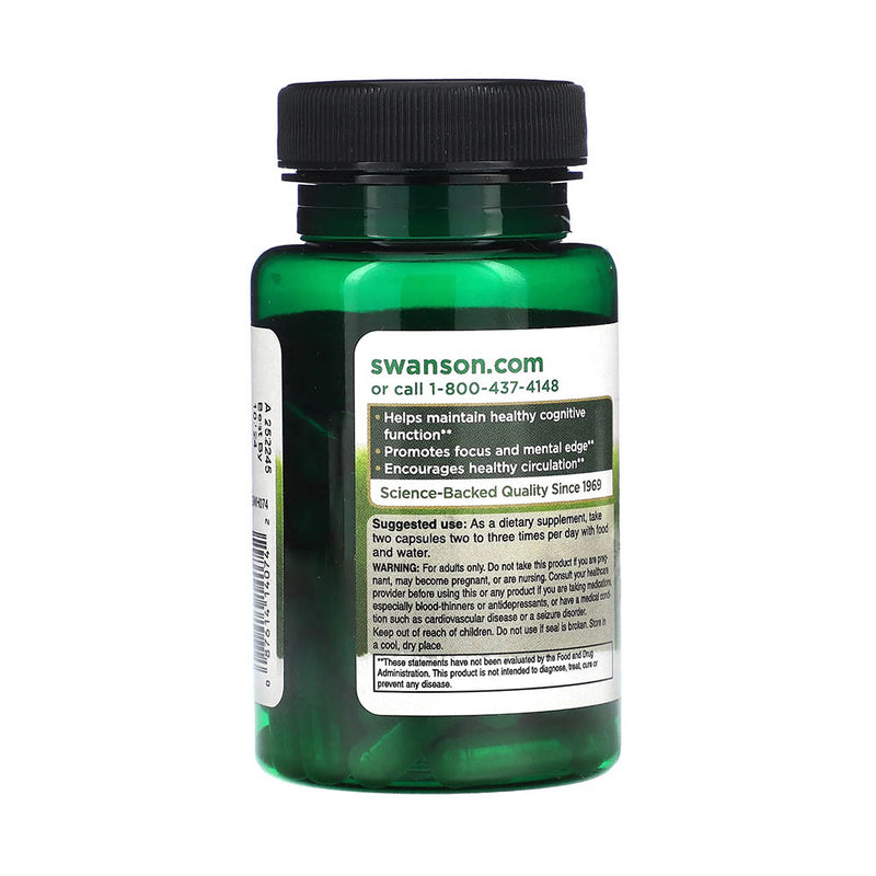 Încărcați imaginea în vizualizatorul Galerie, Ginkgo with Vinpocetine Extract, Swanson, 60 capsule SWH074
